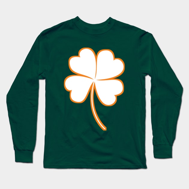 St patricks day shamrock Long Sleeve T-Shirt by zeevana